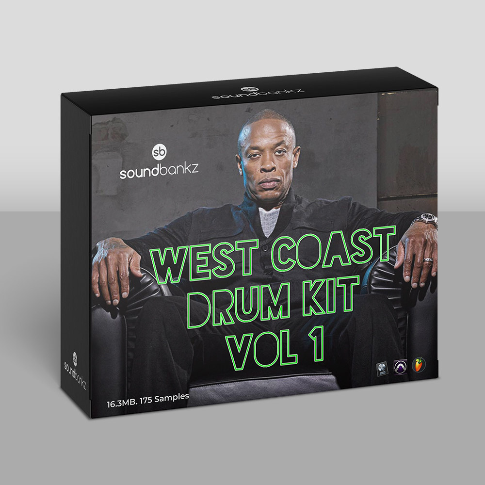 West Coast Dre Drum Kit Vol 1 | SoundBankz | Audio Samples | Drum Kits |  Music Loops