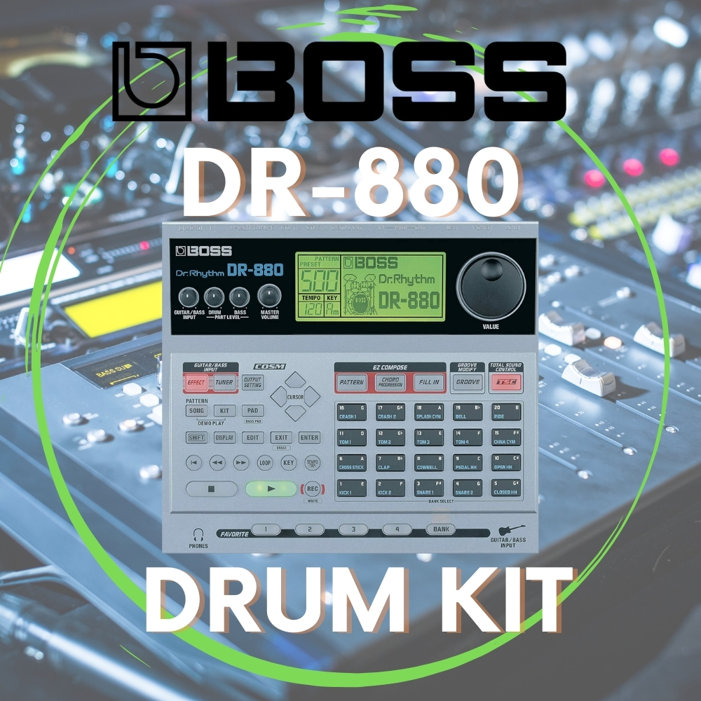 BOSS DR-880 Drum Kit | SoundBankz | Audio Samples | Drum Kits | Music Loops