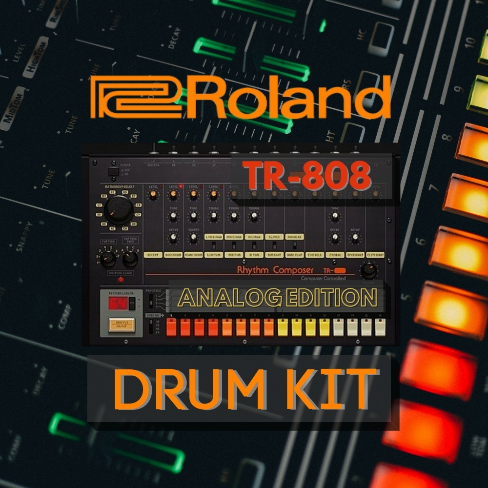 happiness inference Absolute Roland TR-808 Drum Kit Analog Edition